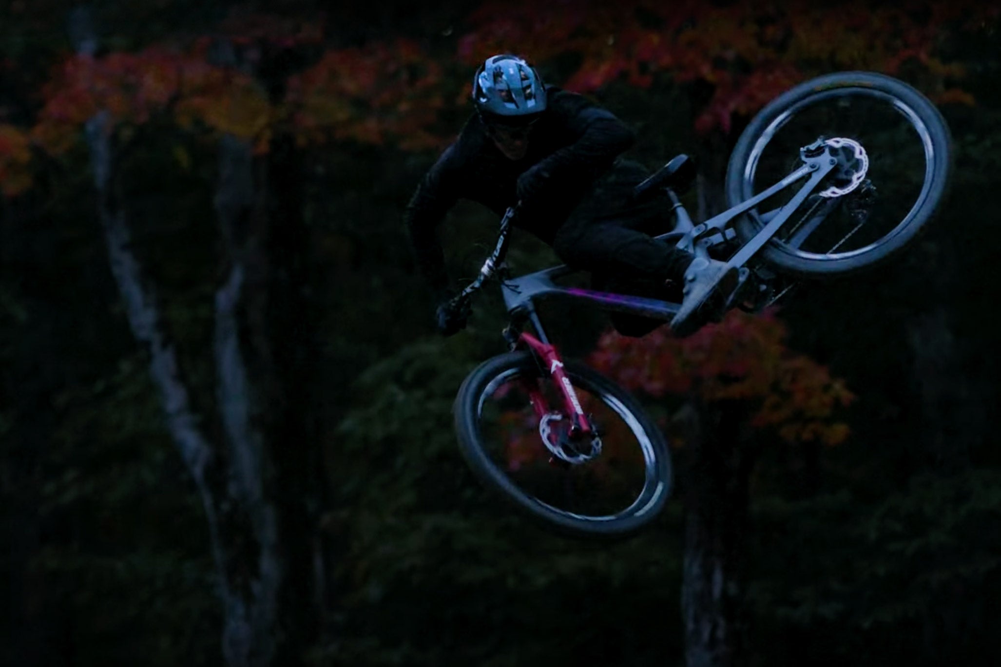 Shreddie Reynolds rides out the day in Vermont