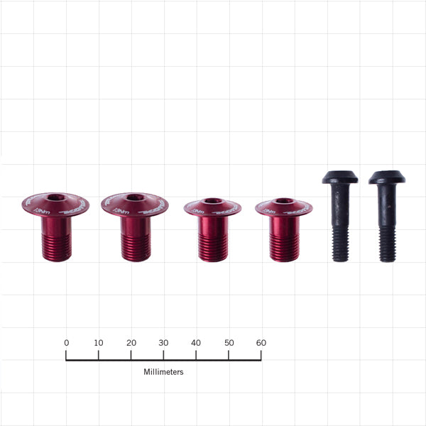 Kits de Bushing & Bolt : Kit de boulons n° 1 (Rouge)