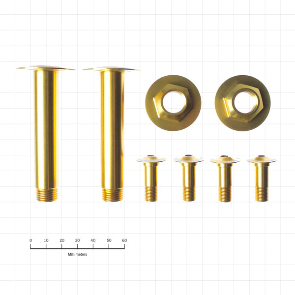 Bushing & Bolt Kits: Bolt Kit #8 (Gold)