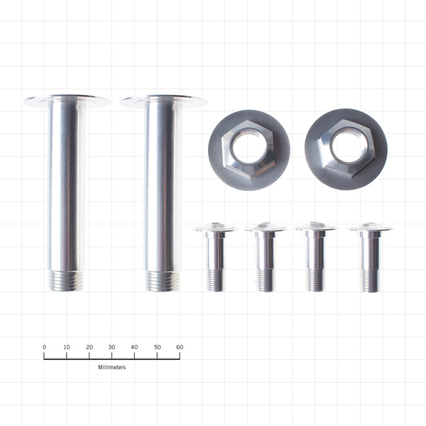 Kits de Bushing & Bolt : Kit de boulons n°9 (Argent)