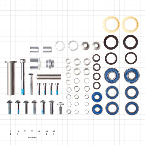 Bushing & Bolt Kits: Downhill bushing kit #4