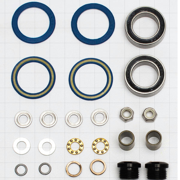 Bushing & Bolt Kit: Wah Wah 2 Aluminium Reparaturset